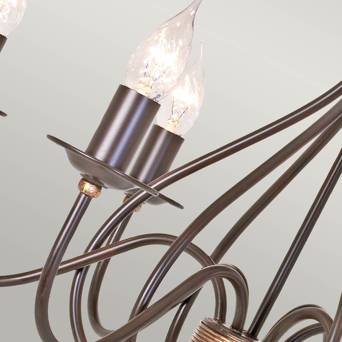 Elstead Windermere Kronleuchter Gold – Detailansicht 3