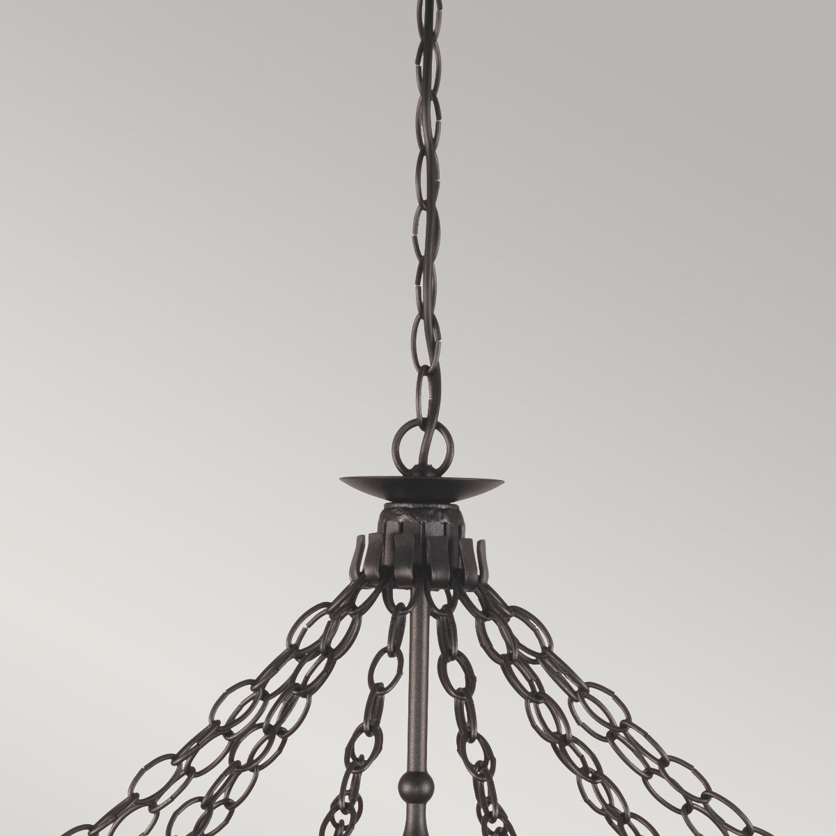 Elstead Warwick Kronleuchter Graphit, Schwarz – Wohnambiente