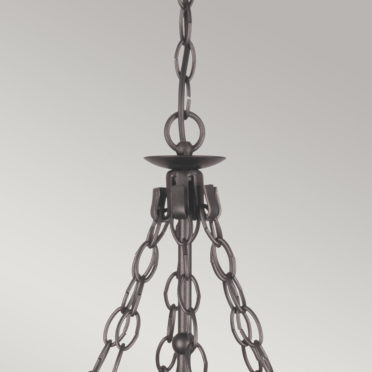 Elstead Warwick Kronleuchter Graphit, Schwarz – Wohnambiente