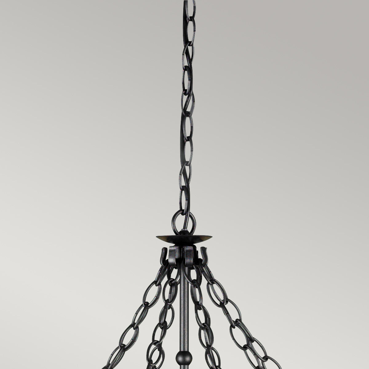 Elstead Warwick Kronleuchter Graphit, Schwarz – Wohnambiente