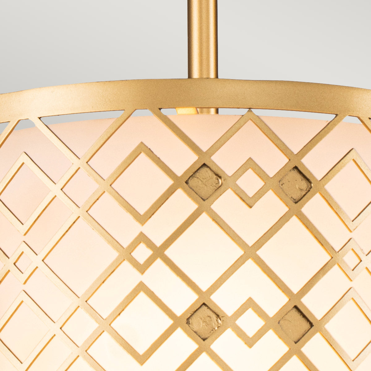 Elstead Ziggy Pendelleuchte Gold – Detailansicht