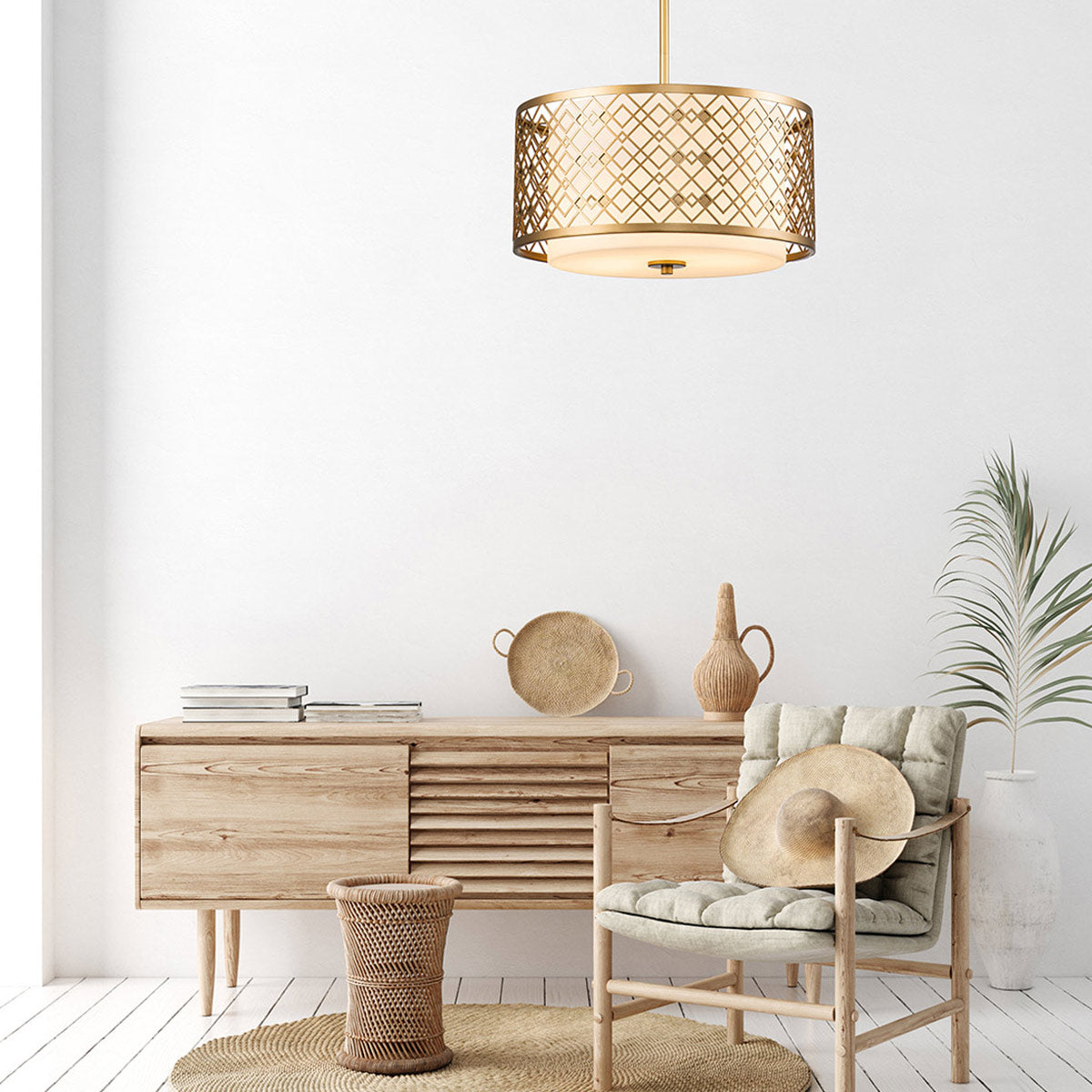 Elstead Ziggy Pendelleuchte Gold – Detailansicht 5