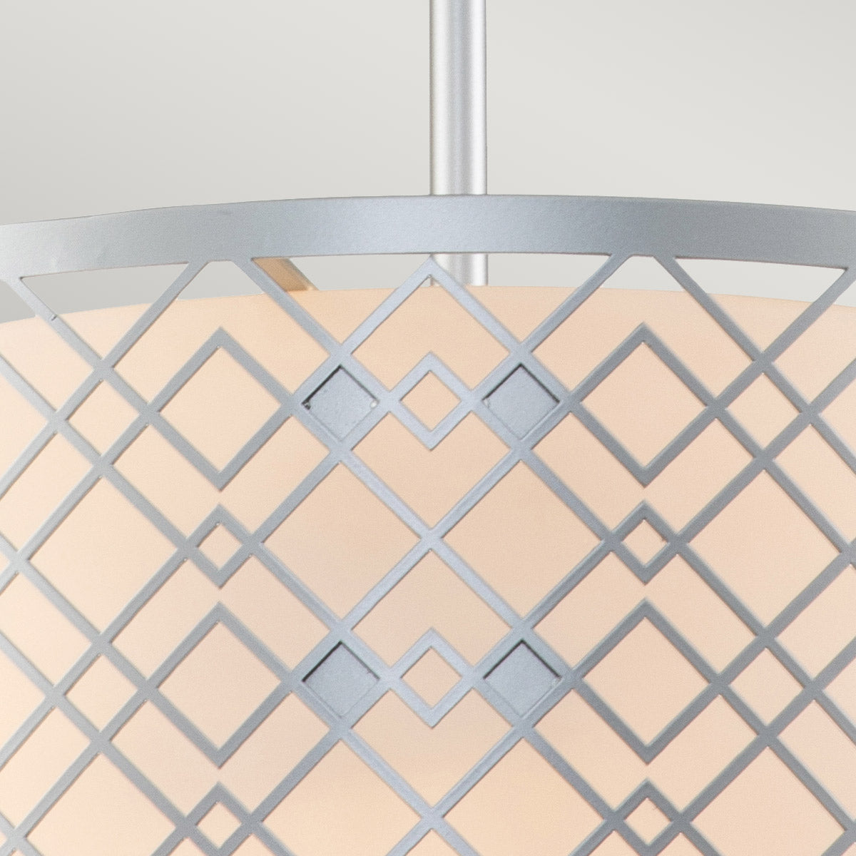 Elstead Ziggy Pendelleuchte Silber – Detailansicht