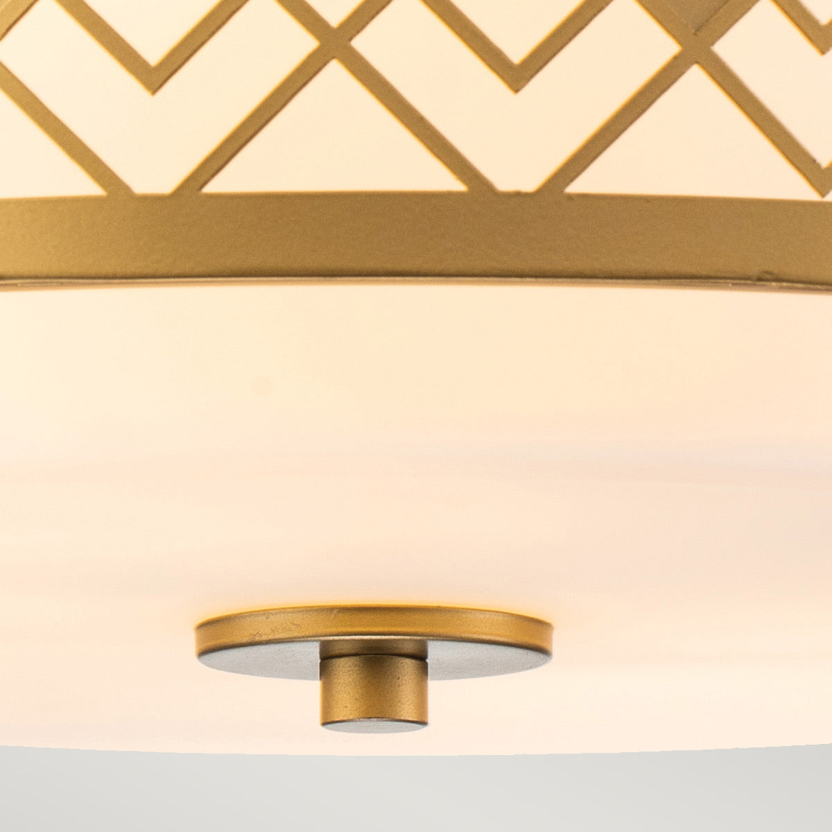 Elstead Ziggy Deckenleuchte Gold – Wohnambiente