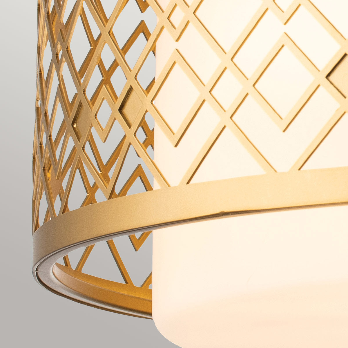Elstead Ziggy Deckenleuchte Gold – Detailansicht