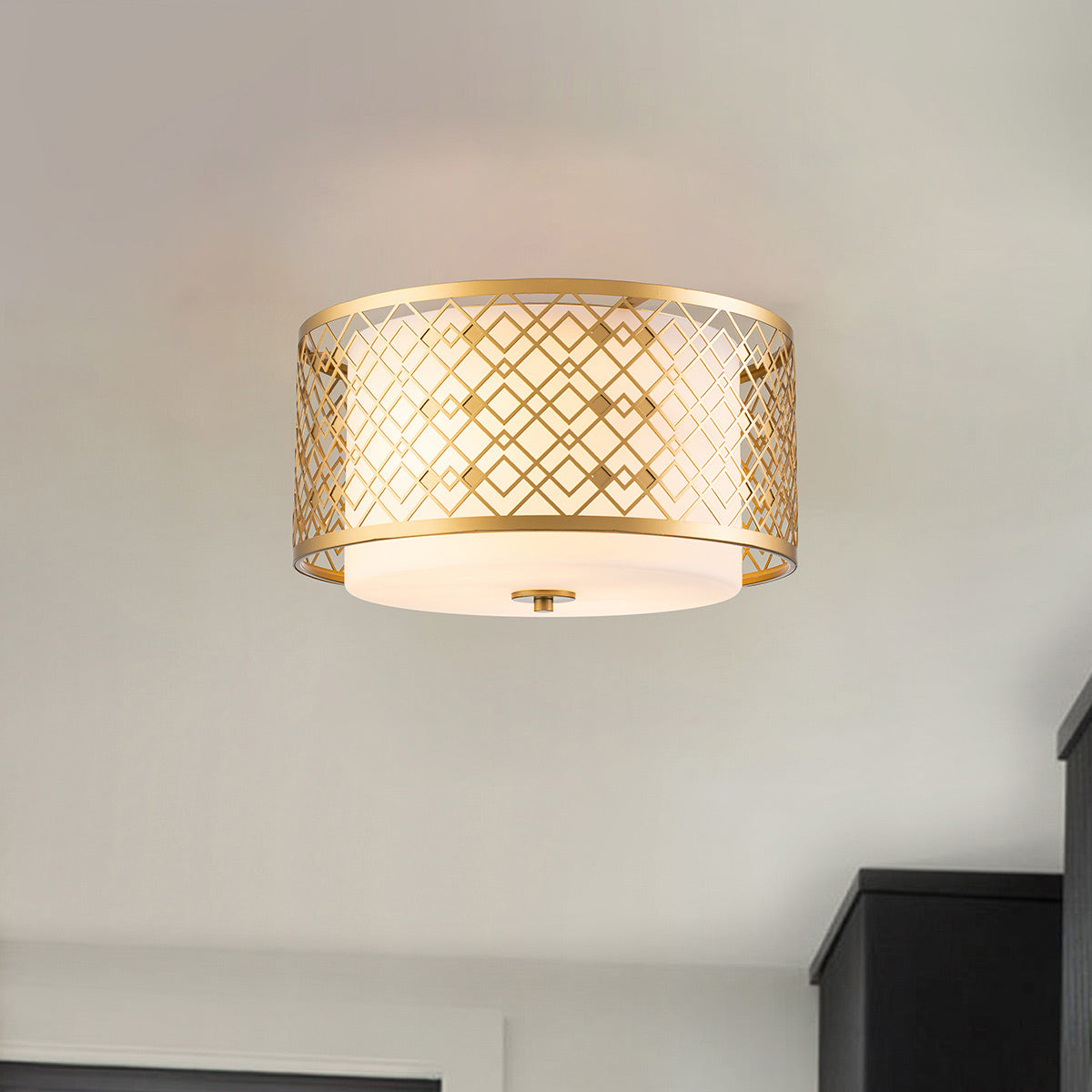 Elstead Ziggy Deckenleuchte Gold – Detailansicht 4