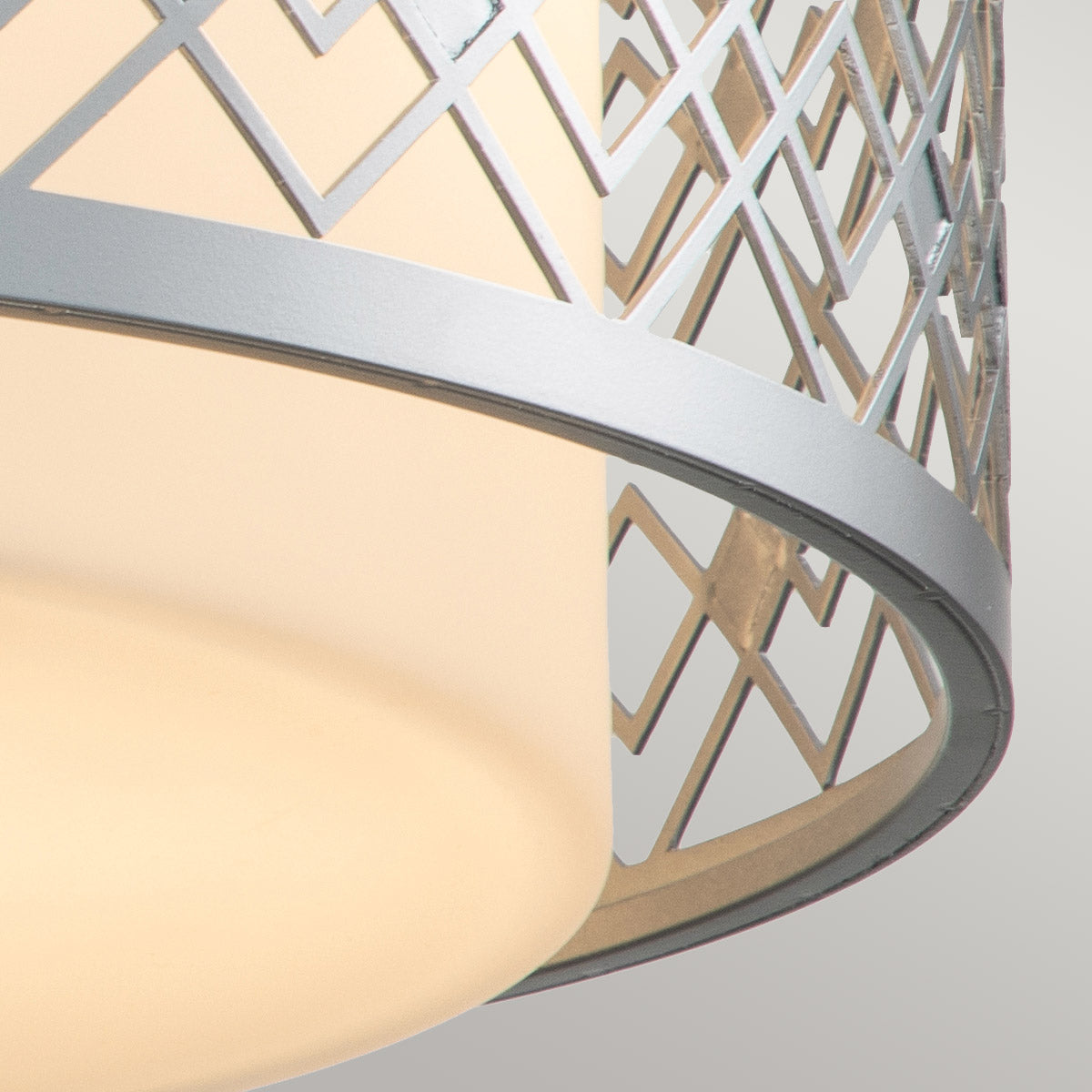 Elstead Ziggy Deckenleuchte Silber – Detailansicht 2