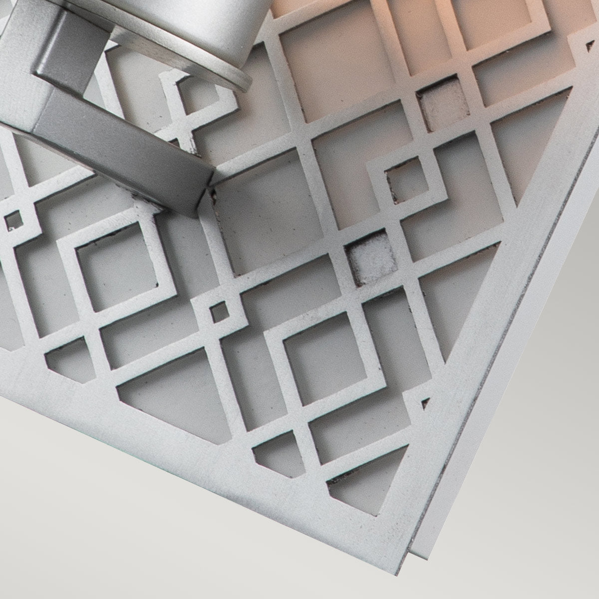 Elstead Ziggy Wandleuchte Silber – Detailansicht