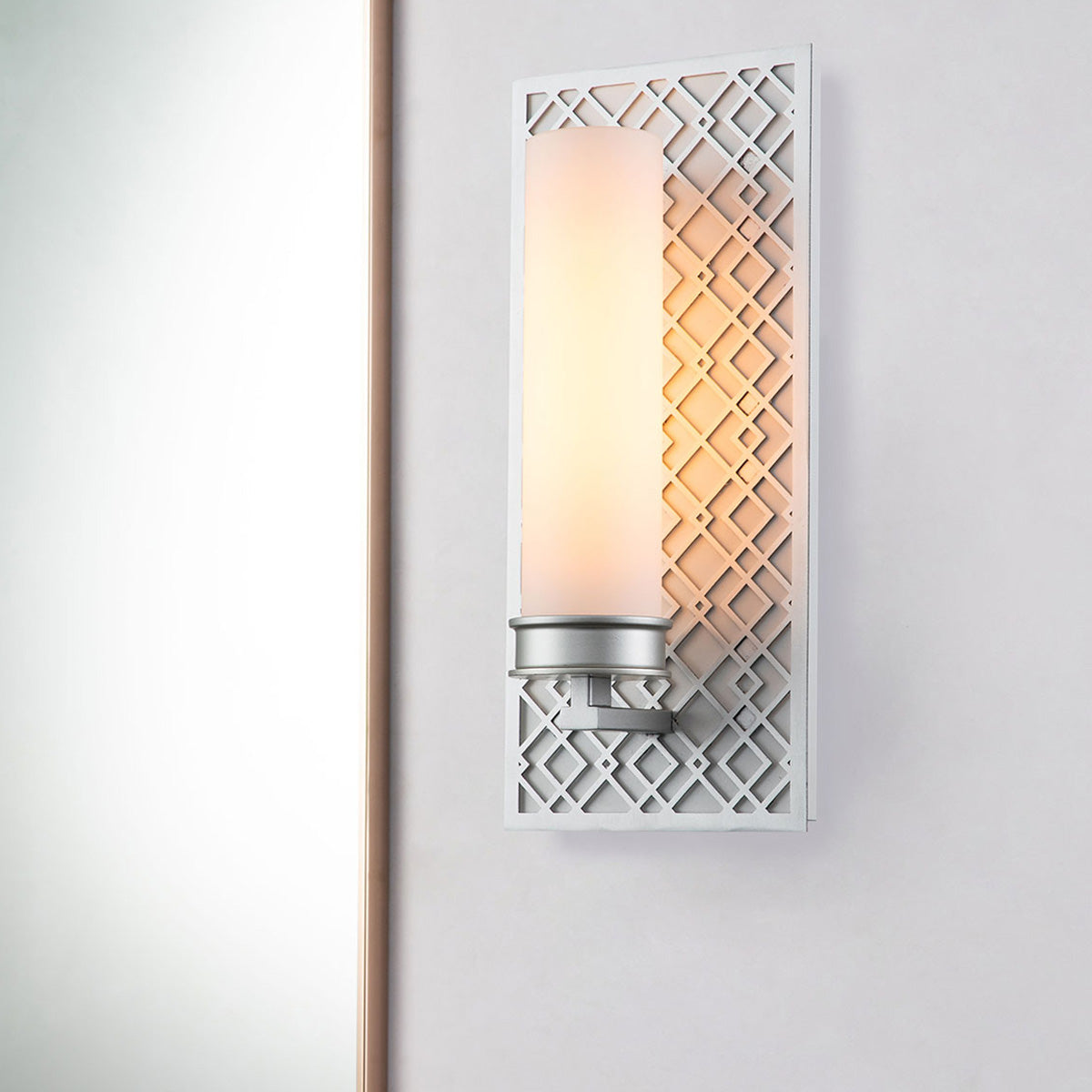 Elstead Ziggy Wandleuchte Silber – Detailansicht 4